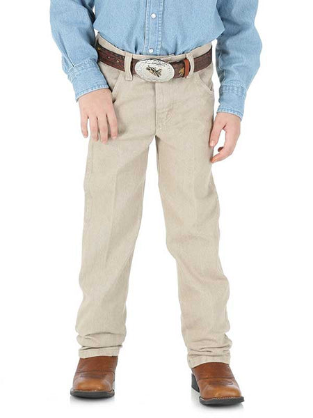Boy's Wrangler 13MWJTN 13MWBTN ProRodeo Cowboy Cut Tan Original Fit Jean