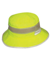 Dorfman Pacific EV103 Elevation Mesh Crushable Bucket Hats yellow