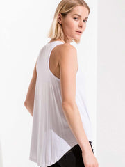 Z Supply ZT165101-WHT Womens The Vagabond Tank Top White back and side view. If you need any assistance with this item or the purchase of this item please call us at five six one seven four eight eight eight zero one Monday through Saturday 10:00a.m EST to 8:00 p.m EST