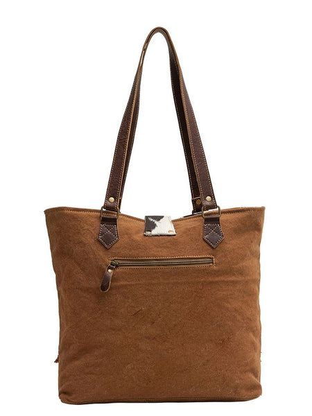Myra Bag S-6754 Womens Hagrid Tote Bag Multi back view.If you need any assistance with this item or the purchase of this item please call us at five six one seven four eight eight eight zero one Monday through Saturday 10:00a.m EST to 8:00 p.m EST