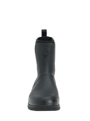 Muck OMM-000 Mens Originals Pull On Mid Boot Black full front view. If you need any assistance with this item or the purchase of this item please call us at five six one seven four eight eight eight zero one Monday through Saturday 10:00a.m EST to 8:00 p.m EST
