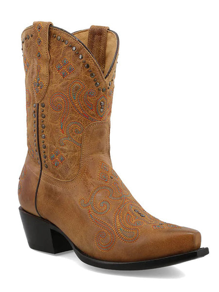 Black Star WBSN014 Womens Aubrey Leather Boot Caramel side and front view. If you need any assistance with this item or the purchase of this item please call us at five six one seven four eight eight eight zero one Monday through Saturday 10:00a.m EST to 8:00 p.m EST