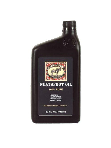 Bickmore BICKMORE-OIL 32oz Pure Neatsfoot Oil front view of bottle. If you need any assistance with this item or the purchase of this item please call us at five six one seven four eight eight eight zero one Monday through Saturday 10:00a.m EST to 8:00 p.m EST