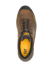 Caterpillar P91350 Mens Streamline 2.0 Leather Composite Toe Work Shoe Clay view from above. If you need any assistance with this item or the purchase of this item please call us at five six one seven four eight eight eight zero one Monday through Saturday 10:00a.m EST to 8:00 p.m EST