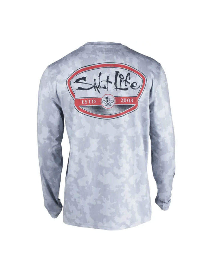 Salt Life SLM6167 Mens CamoX Long Sleeve Performance Pocket Tee Grey – J.C.  Western® Wear