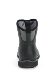 Muck FRMC-000 Men's Excursion Pro Mid Boot Black/Gunmetal back view. If you need any assistance with this item or the purchase of this item please call us at five six one seven four eight eight eight zero one Monday through Saturday 10:00a.m EST to 8:00 p.m EST