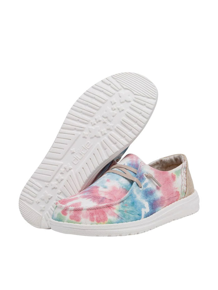 Hey Dude 121419863 Womens Wendy Boho Shoe Mandala Tie Dye