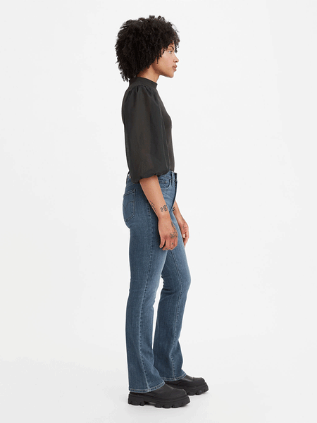 Levi's 196320086 Womens 315 Shaping Bootcut Jean Lapis Amidst side view. If you need any assistance with this item or the purchase of this item please call us at five six one seven four eight eight eight zero one Monday through Saturday 10:00a.m EST to 8:00 p.m EST