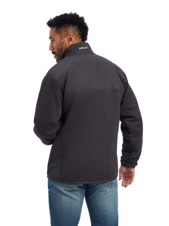 Ariat 10041798 Mens Grizzly Canvas Bluff Jacket Phantom front view. If you need any assistance with this item or the purchase of this item please call us at five six one seven four eight eight eight zero one Monday through Saturday 10:00a.m EST to 8:00 p.m EST