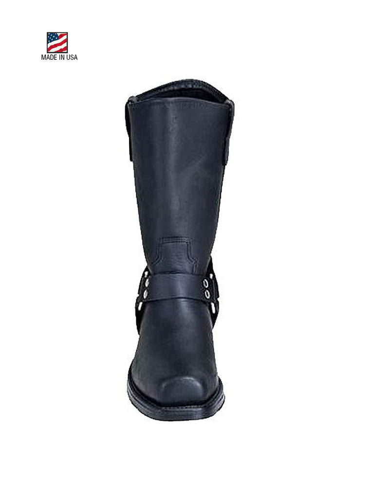 Double H 4008 Mens Barry Harness Boot Black side view. If you need any assistance with this item or the purchase of this item please call us at five six one seven four eight eight eight zero one Monday through Saturday 10:00a.m EST to 8:00 p.m EST