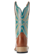Ariat 10042387 Womens Odessa StretchFit Western Boot Almond Roca back view. If you need any assistance with this item or the purchase of this item please call us at five six one seven four eight eight eight zero one Monday through Saturday 10:00a.m EST to 8:00 p.m EST