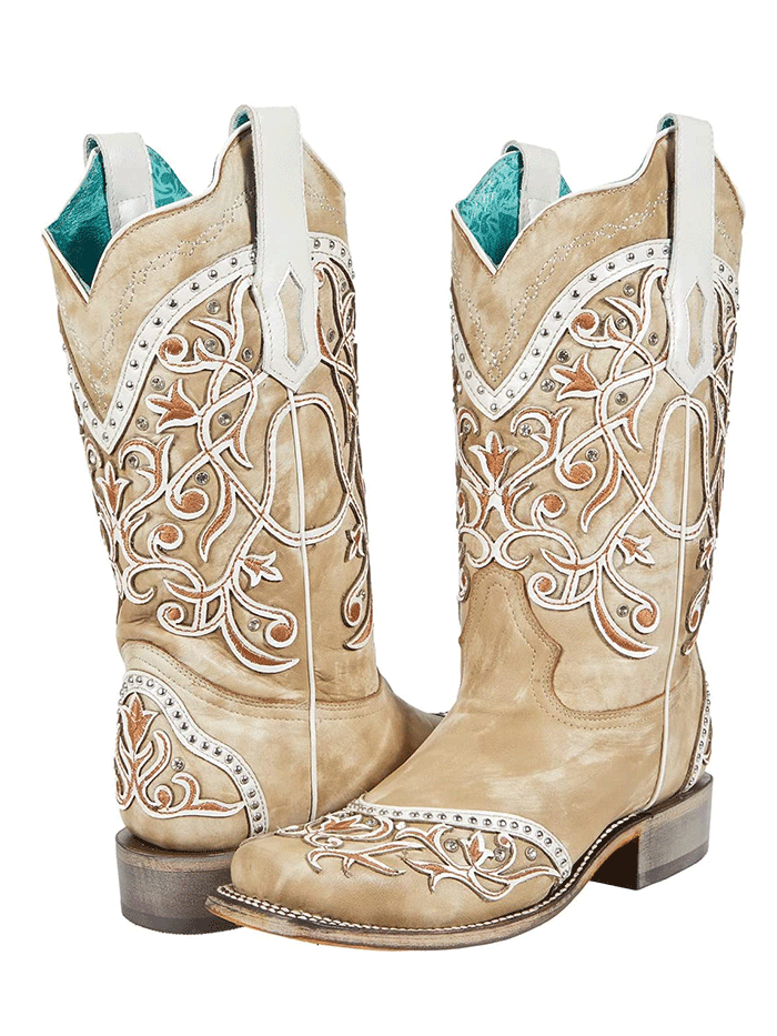White square toe cowgirl boots online