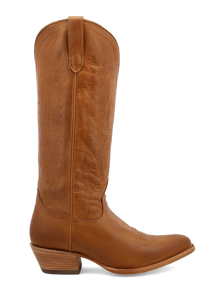 Black Star WBAL002 Womens Eden Leather Boot Cognac side and front view. If you need any assistance with this item or the purchase of this item please call us at five six one seven four eight eight eight zero one Monday through Saturday 10:00a.m EST to 8:00 p.m EST