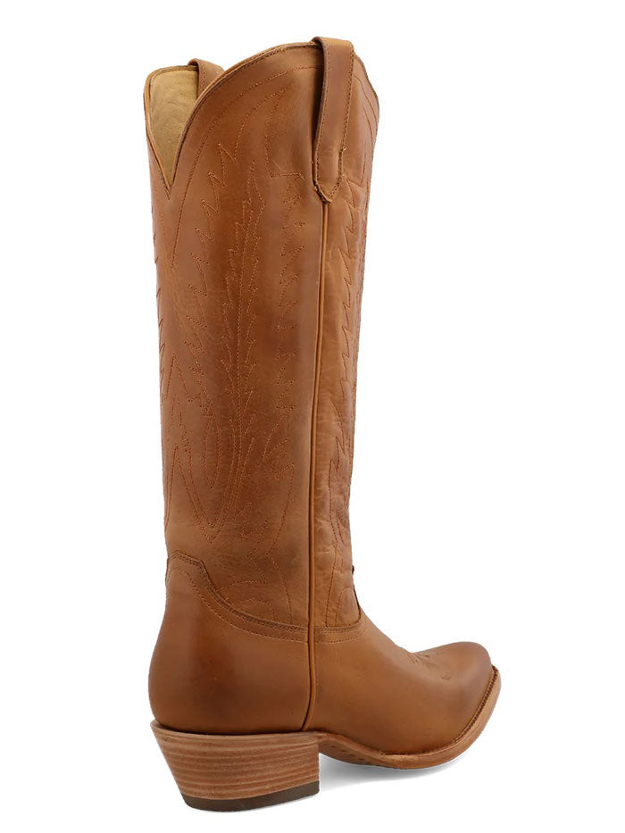 Black Star WBAL002 Womens Eden Leather Boot Cognac side and front view. If you need any assistance with this item or the purchase of this item please call us at five six one seven four eight eight eight zero one Monday through Saturday 10:00a.m EST to 8:00 p.m EST