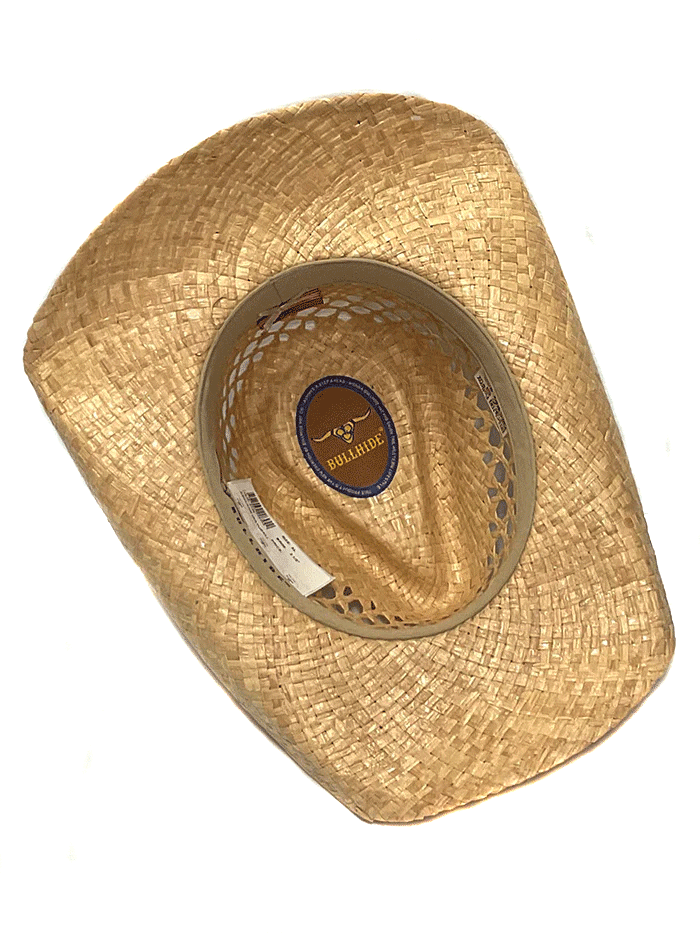Bullhide ASHLAND 2126 Genuine Panama Hat Natural front view. If you need any assistance with this item or the purchase of this item please call us at five six one seven four eight eight eight zero one Monday through Saturday 10:00a.m EST to 8:00 p.m EST