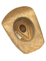 Bullhide ASHLAND 2126 Genuine Panama Hat Natural inside view. If you need any assistance with this item or the purchase of this item please call us at five six one seven four eight eight eight zero one Monday through Saturday 10:00a.m EST to 8:00 p.m EST