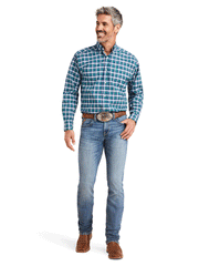Ariat 10043188 Mens M7 Slim Stowell Straight Jean Poplar front view. If you need any assistance with this item or the purchase of this item please call us at five six one seven four eight eight eight zero one Monday through Saturday 10:00a.m EST to 8:00 p.m EST