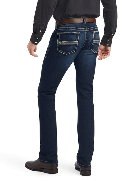 Ariat 10042203 Mens M8 Modern Ricardo Slim Leg Jean Memphis back view. If you need any assistance with this item or the purchase of this item please call us at five six one seven four eight eight eight zero one Monday through Saturday 10:00a.m EST to 8:00 p.m EST