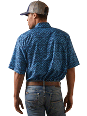 Ariat 10043512 Mens VentTEK Classic Fit Shirt Rainwater back view. If you need any assistance with this item or the purchase of this item please call us at five six one seven four eight eight eight zero one Monday through Saturday 10:00a.m EST to 8:00 p.m EST
