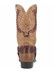 Dingo DI851 Mens War Eagle Leather Boot Natural back view. If you need any assistance with this item or the purchase of this item please call us at five six one seven four eight eight eight zero one Monday through Saturday 10:00a.m EST to 8:00 p.m EST