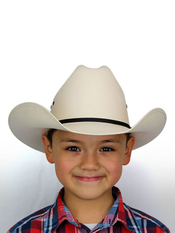 Dallas Hats LAR ME Kids Cattleman Canvas Hat Cream