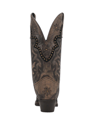 Laredo 52413 Womens Skyla Leather Boot Brown back view. If you need any assistance with this item or the purchase of this item please call us at five six one seven four eight eight eight zero one Monday through Saturday 10:00a.m EST to 8:00 p.m EST