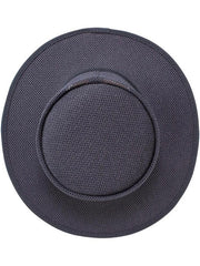 American Hat Makers THE DUTCHESS Mesh Hat Black top view. If you need any assistance with this item or the purchase of this item please call us at five six one seven four eight eight eight zero one Monday through Saturday 10:00a.m EST to 8:00 p.m EST
