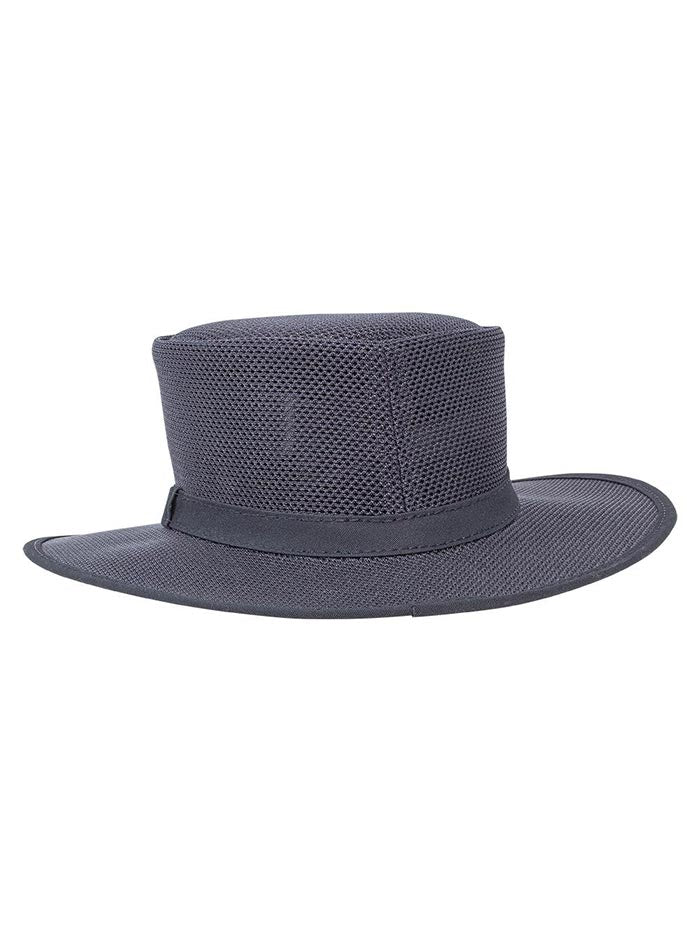 American Hat Makers THE DUTCHESS Mesh Hat Black front view. If you need any assistance with this item or the purchase of this item please call us at five six one seven four eight eight eight zero one Monday through Saturday 10:00a.m EST to 8:00 p.m EST
