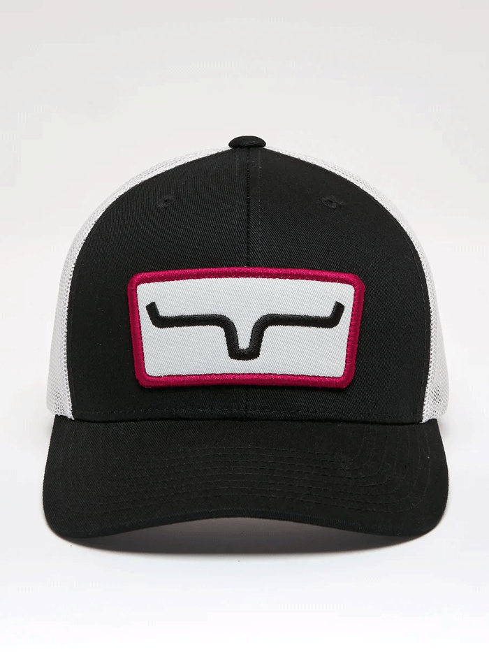 Kimes Ranch THE CUTTER Trucker Cap Black front and side view
