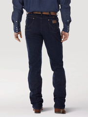 Wrangler 0937STR Cowboy Cut Stretch Slim Fit Jean Navy back view. If you need any assistance with this item or the purchase of this item please call us at five six one seven four eight eight eight zero one Monday through Saturday 10:00a.m EST to 8:00 p.m EST