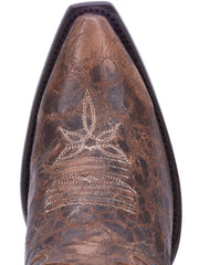 Dan Post DP3709 Womens Jilter Leather Boot Brown toe view from above. If you need any assistance with this item or the purchase of this item please call us at five six one seven four eight eight eight zero one Monday through Saturday 10:00a.m EST to 8:00 p.m EST