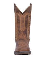Laredo 7454 Mens Bennett Leather Boot Tan Distressed front view. If you need any assistance with this item or the purchase of this item please call us at five six one seven four eight eight eight zero one Monday through Saturday 10:00a.m EST to 8:00 p.m EST