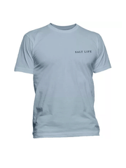 Salt Life SLM10873 Mens Atlas Hog Short Sleeve Tee Blue Stone front view. If you need any assistance with this item or the purchase of this item please call us at five six one seven four eight eight eight zero one Monday through Saturday 10:00a.m EST to 8:00 p.m EST