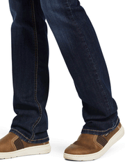 Ariat 10041060 Womens REAL Mid Rise Octavia Straight Jean Burbank leg bottom close up. If you need any assistance with this item or the purchase of this item please call us at five six one seven four eight eight eight zero one Monday through Saturday 10:00a.m EST to 8:00 p.m EST