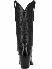 Dan Post DP3200 Womens Maria Leather Boot Black back view. If you need any assistance with this item or the purchase of this item please call us at five six one seven four eight eight eight zero one Monday through Saturday 10:00a.m EST to 8:00 p.m EST