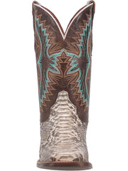 Dan Post DP4168 Womens Rynna Python Leather Boot Natural front view. If you need any assistance with this item or the purchase of this item please call us at five six one seven four eight eight eight zero one Monday through Saturday 10:00a.m EST to 8:00 p.m EST