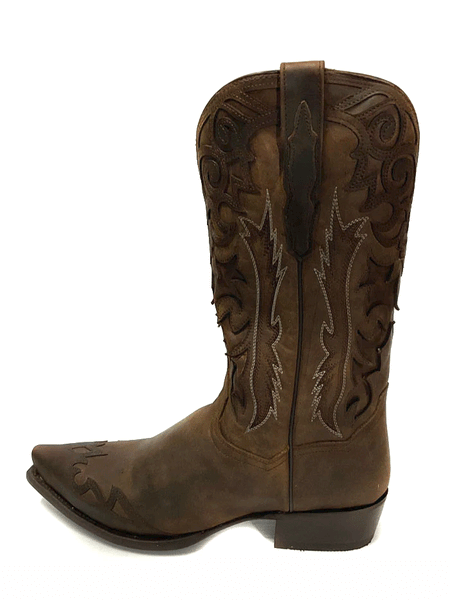 Dan Post DP3179 Mens Denton Leather Boot All Over Tan outter side view. If you need any assistance with this item or the purchase of this item please call us at five six one seven four eight eight eight zero one Monday through Saturday 10:00a.m EST to 8:00 p.m EST