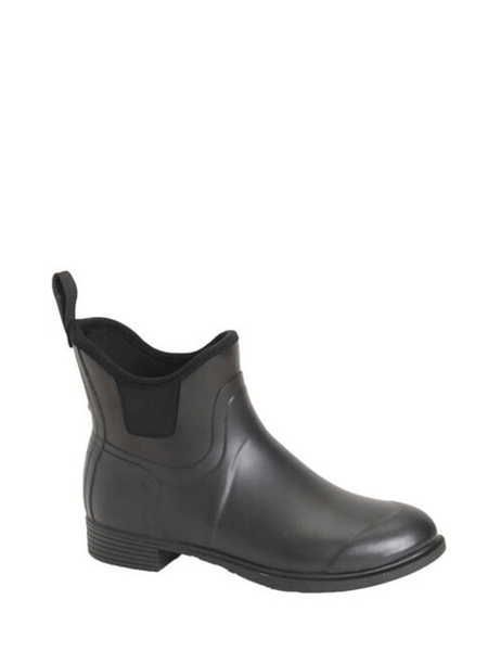 Muck DBY-000 Womens Derby Ankle Boot Black side view