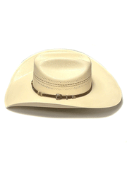 Larry Mahan MS3N42MISX44 Mens 10X MISSION Straw Hat Ivory side view. If you need any assistance with this item or the purchase of this item please call us at five six one seven four eight eight eight zero one Monday through Saturday 10:00a.m EST to 8:00 p.m EST