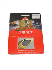 Kiwi Sure Step Non-Skid Pads For Unisex Shoes and Boots front of package. If you need any assistance with this item or the purchase of this item please call us at five six one seven four eight eight eight zero one Monday through Saturday 10:00a.m EST to 8:00 p.m EST