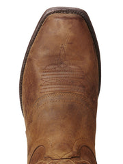 Ariat 10019974 Mens Circuit Striker Western Boot Weathered Brown toe view. If you need any assistance with this item or the purchase of this item please call us at five six one seven four eight eight eight zero one Monday through Saturday 10:00a.m EST to 8:00 p.m EST