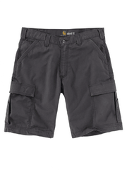 Carhartt 103543-029 Mens Force Relaxed Fit Ripstop Cargo Work Short Shadow front view. If you need any assistance with this item or the purchase of this item please call us at five six one seven four eight eight eight zero one Monday through Saturday 10:00a.m EST to 8:00 p.m EST