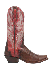 Dan Post DP4386 Womens Zoli Leather Boot Red side view. If you need any assistance with this item or the purchase of this item please call us at five six one seven four eight eight eight zero one Monday through Saturday 10:00a.m EST to 8:00 p.m EST