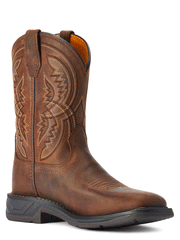 Ariat 10042412 Kids WorkHog XT Coil Western Boot Dirt Roads inner side view. If you need any assistance with this item or the purchase of this item please call us at five six one seven four eight eight eight zero one Monday through Saturday 10:00a.m EST to 8:00 p.m EST