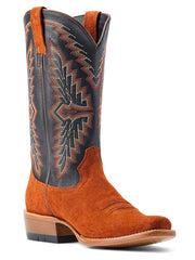 Ariat 10044524 Mens Futurity Showman Western Boot Dark Copper Roughout inner side and front view. If you need any assistance with this item or the purchase of this item please call us at five six one seven four eight eight eight zero one Monday through Saturday 10:00a.m EST to 8:00 p.m EST