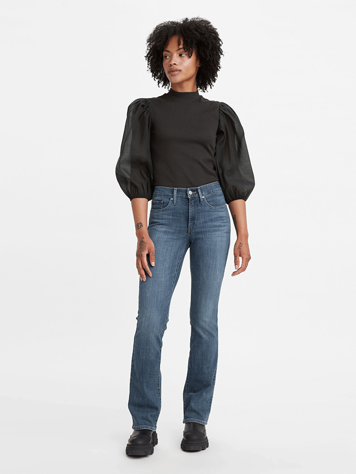 Levi s 196320086 Womens 315 Shaping Bootcut Jean Lapis Amidst