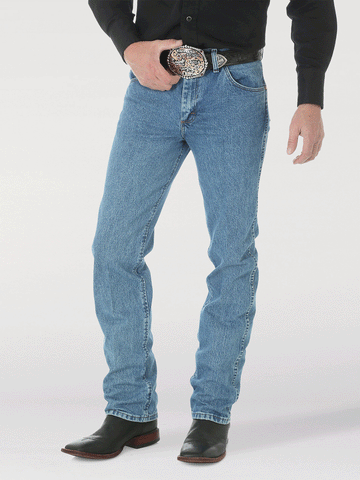 Wrangler 1036MWZSW Premium Performance Cowboy Cut Slim Fit Jean Stonewash