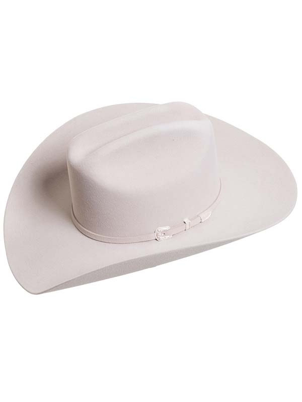 Stetson SFSKYL-754061 Skyline 6X Felt Hat Silverbelly  side / front view. If you need any assistance with this item or the purchase of this item please call us at five six one seven four eight eight eight zero one Monday through Saturday 10:00a.m EST to 8:00 p.m EST