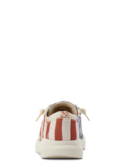 Ariat 10040317 Womens Hilo Shoe Distressed Flag back view. If you need any assistance with this item or the purchase of this item please call us at five six one seven four eight eight eight zero one Monday through Saturday 10:00a.m EST to 8:00 p.m EST