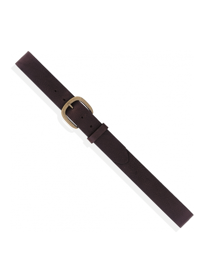 Justin 232BR Work Basic Leather Belt Brown front view  If you need any assistance with this item or the purchase of this item please call us at five six one seven four eight eight eight zero one Monday through Satuday 10:00 a.m. EST to 8:00 p.m. EST